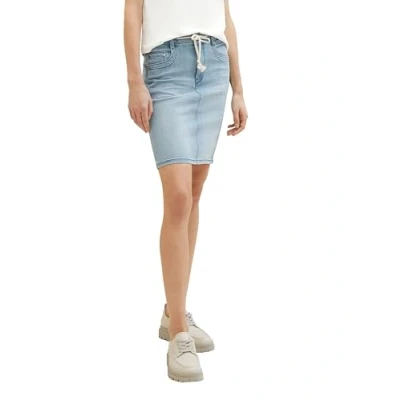 Abbildung von TOM Tailor Minirock, Damen, Größe: 36, Light stone blue denim