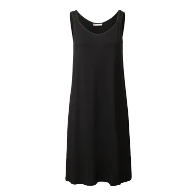 Abbildung von STREET ONE Damen A144567 Kleid mit Knotendetail, Schwarz, 44