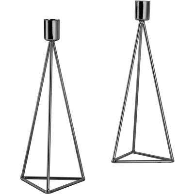 Abbildung von ECHTWERK Tischkerzenhalter &quot;Modern Big, Weihnachtsdeko&quot;, (Set, 2 St.), moderner Kerzenhalter aus Eisen, Kerzenständer, Höhe ca. 24,2 cm