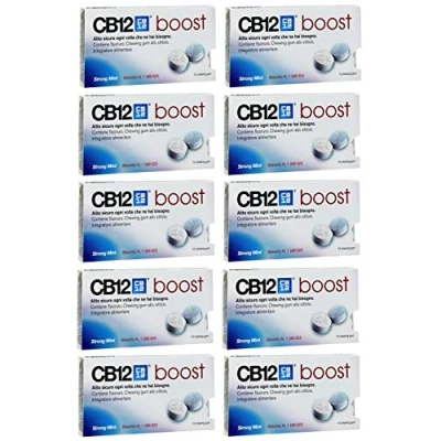 Abbildung von CB12 Boost Kaugummi ohne Zucker, Geschmack Minze