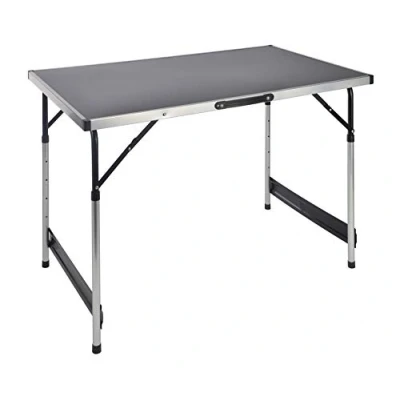 Abbildung von Spetebo Klapptisch Universal Campingtisch 100cm höhenverstellbar (1 Klapptisch, 1 St., Campingtisch), Klappbarer und höhenverstellbarer Universaltisch 100 x 60 cm