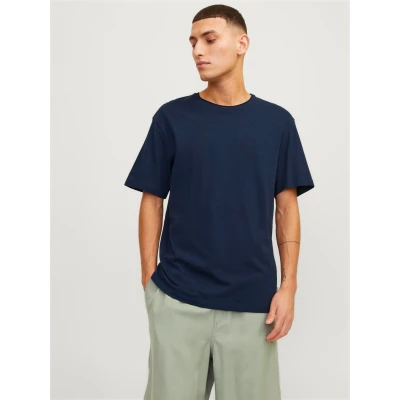 Abbildung von Jack &amp; Jones Tshirt basic, Herren, Größe: Small, Navy blazer
