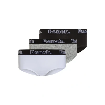 Abbildung von Bench 3 PACK Panties für Kinder, Größe: 122/128, Black/grey/white