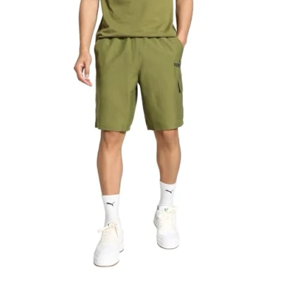 Abbildung von PUMA ESS Woven Cargo Shorts 9&#039;&#039;, Unisex Erwachsene Gewebte Shorts, Olive Green, 679731