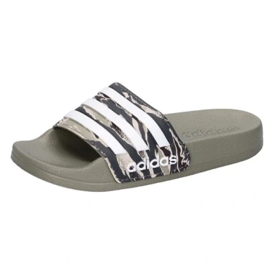 Abbildung von adidas Performance Lette Shower Unisex Hausschuh für Kinder, Größe: 30, Silver/silver/white Schuhe