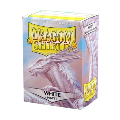 Abbildung von Dragon Shield Sammelkarte Standard Size Matte Sleeves (100), White