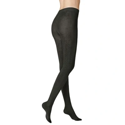 Abbildung von KUNERT Damen Strumpfhosen Winter Dreams Plait wärmend Anthrazitmel 4050 40 42