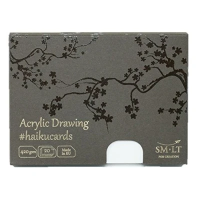Abbildung von SMLT C 20(420)/OA Haikucards 147x106 mm Acrylkarten in der Box, 420 gsm Acrylpapier, 20 Karten