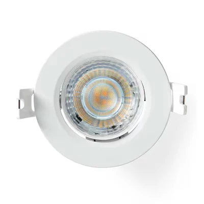 Abbildung von NEDIS SmartLife Deckenleuchte Wi Fi Warm bis kühlen weiß Rund Durchmesser: 52 mm 68 74 360 lm 2700 6500 K IP20 Energieklasse: F Android/IOS