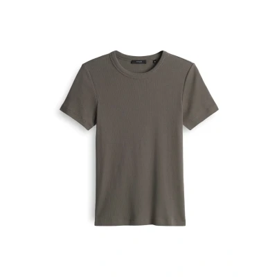 Abbildung von OPUS SOFT SLIM FIT RIB Tshirt basic, Damen, Größe: 44, Olive leaf