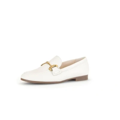 Abbildung von Gabor Comfort Slipper, Damen, Größe: 40, Creme/goldmatt Leder