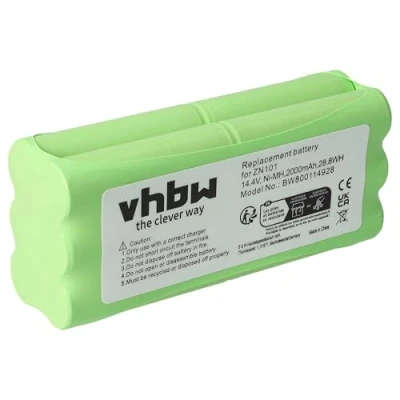 Abbildung von vhbw NiMH Akku 2000mAh (14.4V) kompatibel mit Saugroboter Home Cleaner Dirt Devil Fusion M611, Libero, M606, M606 1, 2, 3, 4, M607, M607 Spider