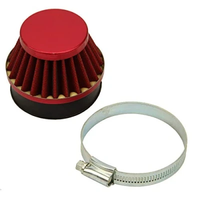 Abbildung von Tuning Luftfilter für Benzin Scooter B Mach1 mit 43ccm oder 49ccm Motor (Rot/Rot 58mm A322 Klein)