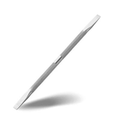 Abbildung von Rui Smiths Profi Doppelendiger hypoallergener Edelstahl Metallschieber (Nagelhautschieber) Cuticle Pusher Stil No. 105