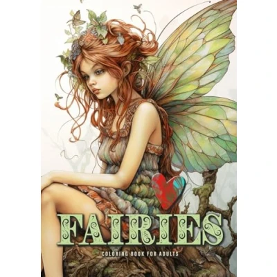 Abbildung von Feen Malbuch für Erwachsene: Fee Erwachsene Graustufen Ausmalbuch 58 S. A4: Fairies Coloring ... happy cute sad and bored faires A4 P