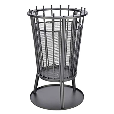 Abbildung von Spetebo Feuerkorb aus Eisen mit Funkenschutz 61 cm, (Stück, 1 St., Feuerkorb), Metall Feuerstelle ca. cm