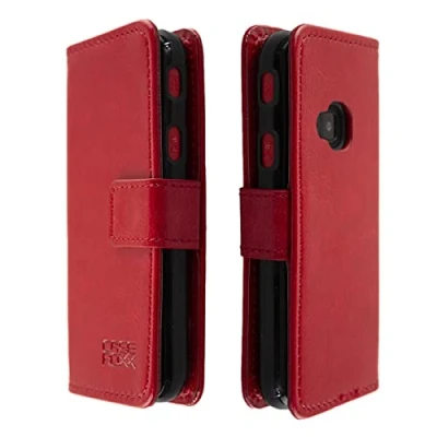Abbildung von caseroxx Handy Hülle Tasche kompatibel mit Nokia 5310 (2020) Bookstyle Case Wallet in rot