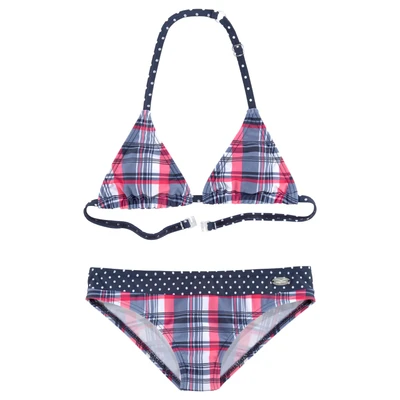 Abbildung von Venice Beach Triangel Bikini, im süßen Karodruck