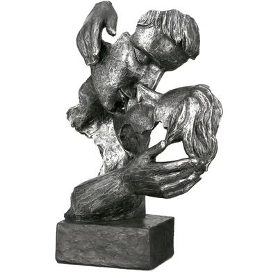 Abbildung von GILDE Dekofigur &quot;Skulptur Addiction, anthrazit&quot;, anthrazit, Polyresin