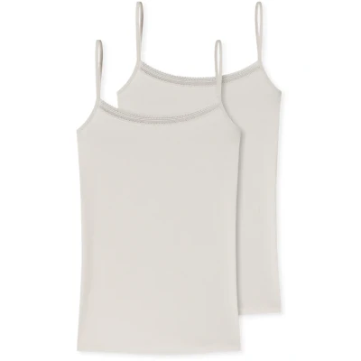 Abbildung von Schiesser 2PACK Unterhemd/shirt, Damen, Größe: 48, Sand