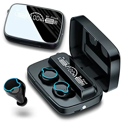 Abbildung von Kopfhörer kompatibel mit Samsung Galaxy A15 A25 A35 A55 A05 A14 A12 A04 A24 A34 A54 A32 A52 A72 A73 In Ear Ohrhörer Headset Kabellos Bluetooth 5.1 LED Anzeige Wireless Touch Control