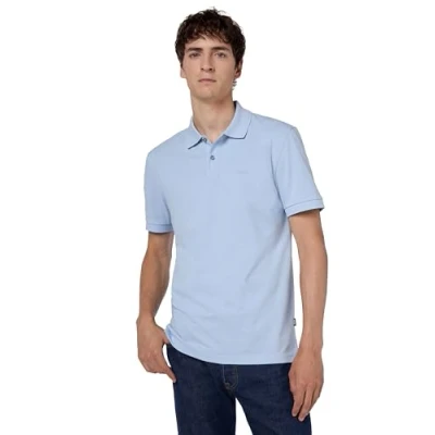 Abbildung von Hugo Boss Herren Pallas Short Sleeve Polo Shirt Polohemd, Dusty Blue, XX Large