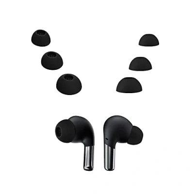 Abbildung von kwmobile 6X Ersatzpolster kompatibel mit Oneplus Buds Pro 2 Silikon Ersatz Ohrpolster In Ear Kopfhörer Headphones Polster