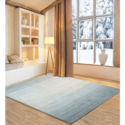 Abbildung von my home Wollteppich &quot;Lessach&quot;, rechteckig, Handweb Teppich, reine Wolle, handgewebt, brillante Farben, Scandi
