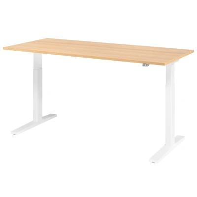 Abbildung von Hammerbacher Schreibtisch XMKA19 Eiche/Weiß