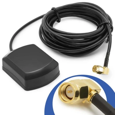 Abbildung von Adapter Universe 3m GPS Navi Antennen Kabel Auto Radio SMA Magnet KFZ PKW Autoradio Scheibenantenne