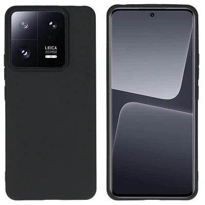 Abbildung von Xiaomi Redmi Note 13 Pro (5G) Hülle Silikon iMoshion Soft Case/Backcover Handyhülle Schwarz