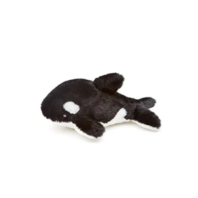 Abbildung von Uni Toys Kuscheltier Orca 23 cm (Länge) Plüsch Wal, Schwertwal Plüschtier, zu 100 % recyceltes Füllmaterial