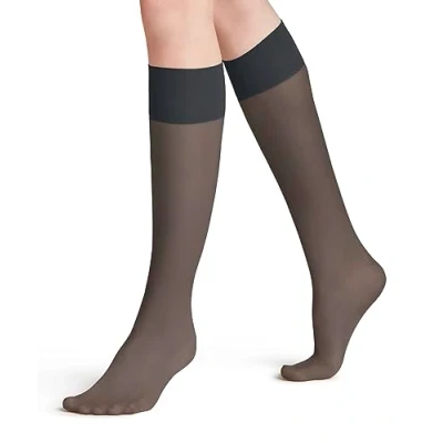 Abbildung von Falke MATT Kniestrümpfe, Damen, Größe: 39 42, Graphite (3146)
