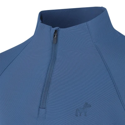 Abbildung von Reitshirt Sammy Trainingsshirt Jungen Langarm Marineblau Größe 110