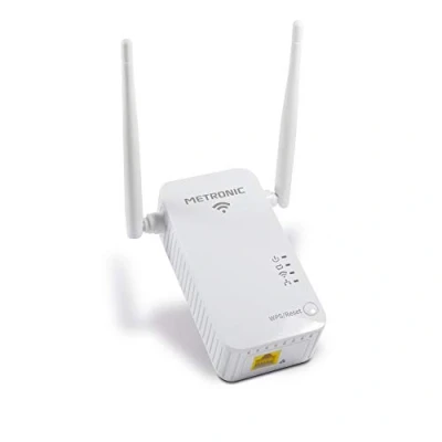 Abbildung von METRONIC 495432 WiFi Repeater 300 Mbps weiß