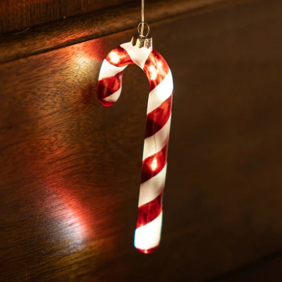 Abbildung von Deko Anhänger Hannah Candy Cane rot