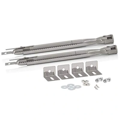 Abbildung von BBQ Toro Gasgrill Universal Edelstahl Brenner Set 2 Stück, Ersatzbrenner für