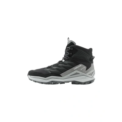 Abbildung von Lowa Leichtwanderschuhe Maddox Pro GTX Mid W wasserdichte und leichte Herren Multifunktionsschuhe speziell für breite Füße geeignet Trekkingschuhe Schwarz/Grau EU 43,5