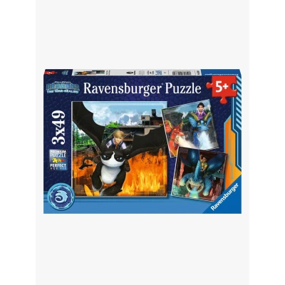 Abbildung von Ravensburger Puzzles Dragons: The Nine Realms 3x49 Teile