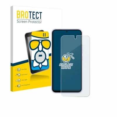 Abbildung von BROTECT Entspiegelungs Schutzglas für Samsung Galaxy A54 5G Enterprise Edition Schutz Folie Panzerfolie Glas Matt [Extrem Kratzfest 9H, Anti Reflex]