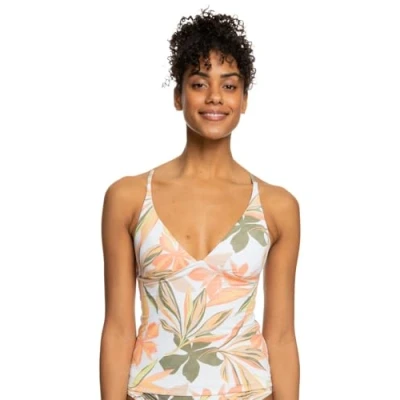 Abbildung von Roxy Printed Beach Classics Bikini Tanktop für Frauen Weiß