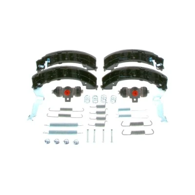 Abbildung von BOSCH 0 204 113 692 Bremsensatz, Trommelbremse mit Radbremszylinder, Zubehör VOLKSWAGEN: TRANSPORTER 4 Pritsche / Fahrgestell, Bus