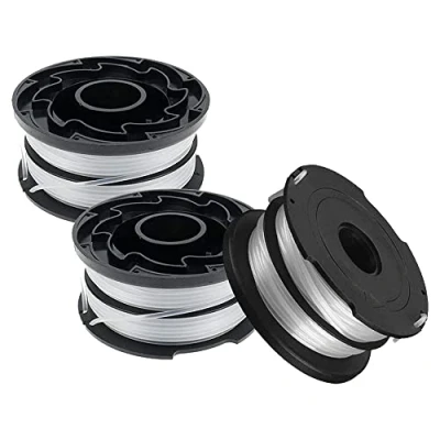Abbildung von ERHUO 3 Stück Rasentrimmer Spule, 1.65mm/11m Ersatzspulen für Black und Decker DF 065 GH710 GH700 GH750 RC 065, BKP Auto Feed