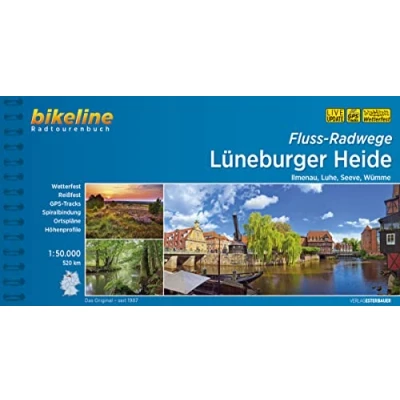 Abbildung von Flussradwege Lüneburger Heide: Ilmenau, Luhe, Seeve, Wümme, 1:75.000, 600 km (Bikeline Radtourenbücher)