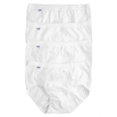 Abbildung von Sloggi 4 PACK Basic + MIDI SLIP Panties, Damen, Größe: 40, Weiß