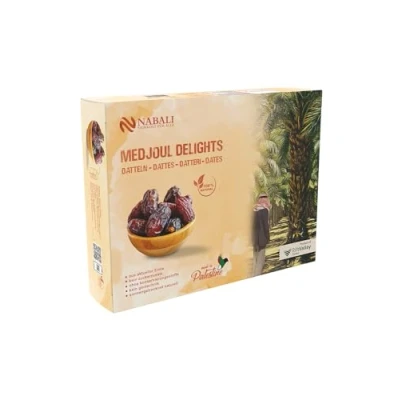 Abbildung von NABALI FAIRKOST Jumbo Medjool Medjoul Datteln Delight Premium Qualität I 100% natürlich aromatisch frisch &amp; vegan ohne Konservierungsstoffe honigsüß karamellig (5kg (1er Pack))