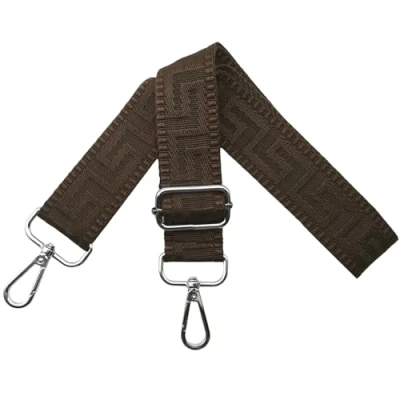 Abbildung von Omxyinma Schultergurt für Tasche Taschengurte zum Wechseln, Verstellbar Taschengurt Breit 3.8cm mit Silber Karabiner Taschenband Schulterriemen Tragegurt Handtaschen Damen, Leichter kaffee, K31