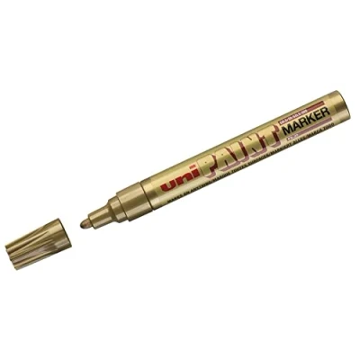 Abbildung von Uni Ball Lackmalstift Paint PX 20 2 3 mm gold
