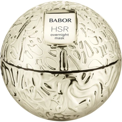 Abbildung von BABOR HSR LIFTING Overnight Mask, Gesichtspflege gegen Falten, Anti Aging Crememaske für jede Haut, Mit Vitamin E, Argan und Mandelöl, Pflanzliche Peptide, Glatte strahlende Vegan, 1x50 ml