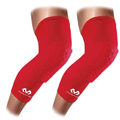 Abbildung von McDavid 6446R Kompressionsmanschette für das Knie Hexpad Unisex Erwachsene Knieschoner Manschette Verhindert Stoßverletzungen Sehr elastisch Basketball Kniehülse